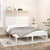 vidaXL Estructura de cama de madera maciza blanca 140x200 cm