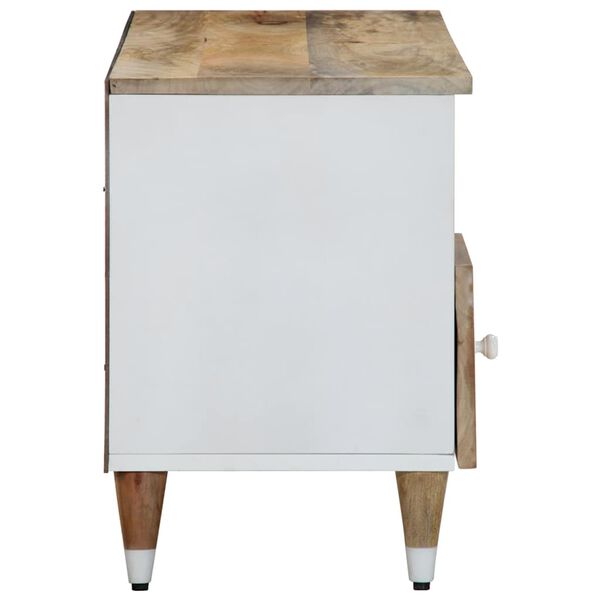 vidaXL Mueble de TV madera maciza de mango 100x33,5x46 cm