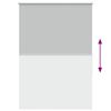 vidaXL Estor Enrollable Opaco gris claro 95x175 cm Tela Ancho 90,7 cm