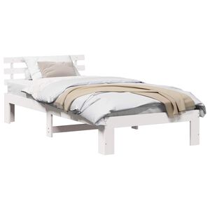 vidaXL Estructura de cama 75 x 190 cm Madera de pino macizo