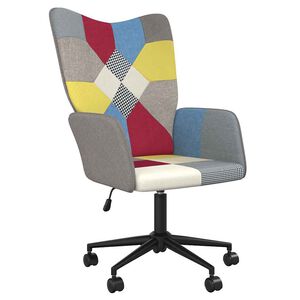 vidaXL Silla de relax de tela patchwork