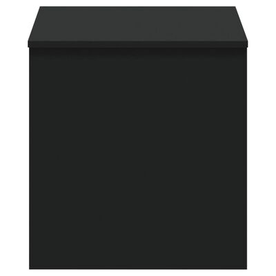 vidaXL Mesa de centro madera contrachapada negra 102x50,5x52,5 cm