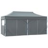 vidaXL Carpa plegable profesional con 4 paredes acero antracita 3x6 m