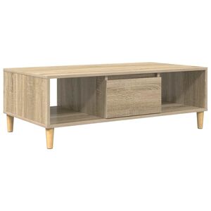 vidaXL Mesa de Caf&eacute; Roble Sonoma 102 x 55 x 35 cm Madera de ingenier&iacute;a