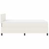 vidaXL Cama tipo Box Spring Manual Crema y Blanco 203 x 120 x 88 cm
