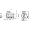 vidaXL Motor el&eacute;ctrico trif&aacute;sico aluminio 1,5kW/2HP 2 polos 2840 RPM