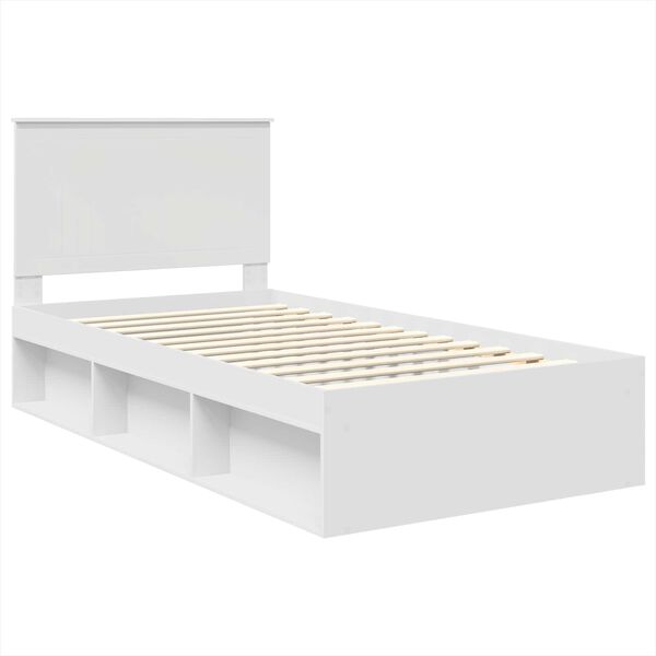 vidaXL Estructura de cama 100 x 200 cm Madera de pino macizo