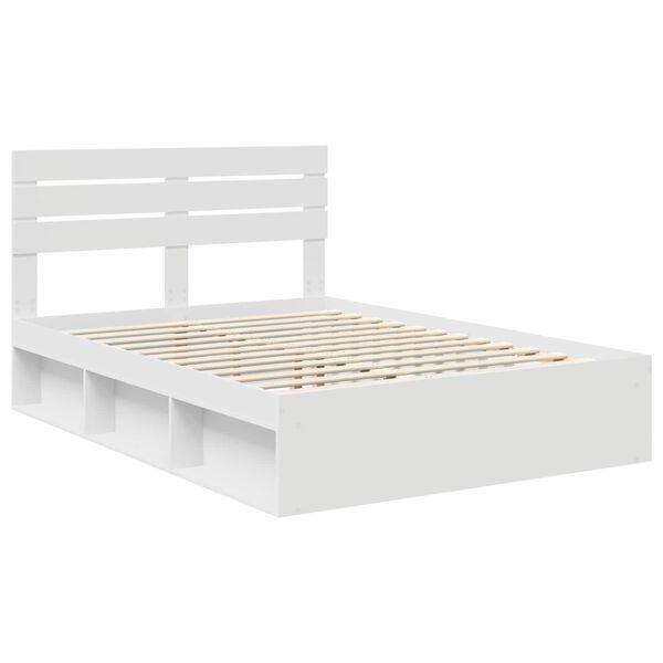 vidaXL Estructura de cama 150 x 200 cm Madera de pino macizo