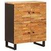vidaXL Armario auxiliar Marr&oacute;n 60 x 33 x 75 cm Madera de mango maciza