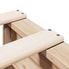 vidaXL Cama con estanter&iacute;a sin colch&oacute;n madera maciza de pino 135x190cm