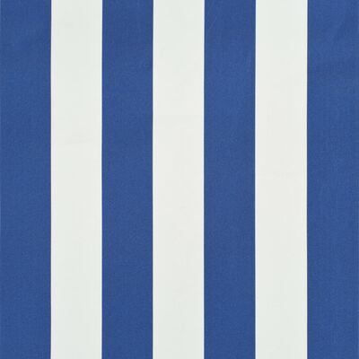 vidaXL Toldo retráctil 300x150 cm azul y blanco