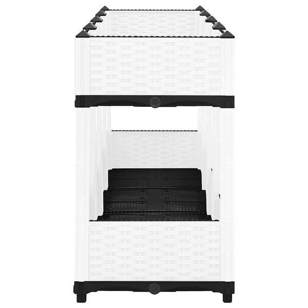 vidaXL Arriate polipropileno 160x40x71 cm