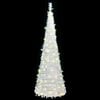vidaXL &Aacute;rbol de Navidad artificial desplegable 50 LED blanco 120 cm