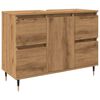 vidaXL Mueble de ba&ntilde;o madera de ingenier&iacute;a roble artisan 80x33x60 cm