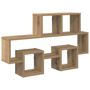 vidaXL Estante de pared Montada en la pared Roble artisan
