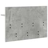 vidaXL Perchero de pared con estante Gris Concreto 60 x 40 x 12 cm