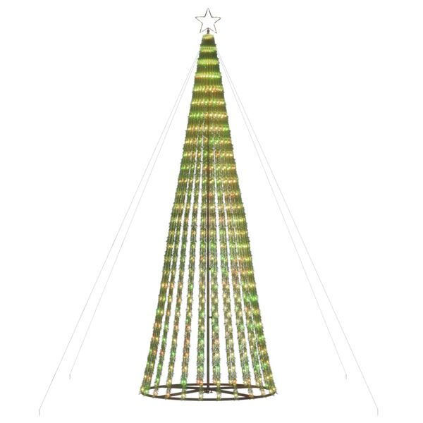 vidaXL &Aacute;rbol de Navidad LED 688 LEDs de colores 300 cm