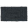 vidaXL Alfombras de &aacute;rea Rectangular Gris oscuro 60 x 110 cm yute