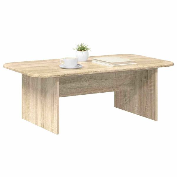 vidaXL Mesa de Caf&eacute; Roble Sonoma 93 x 53 x 33 cm Madera de ingenier&iacute;a