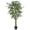 vidaXL Ficus artificial con 1008 hojas verde 180 cm