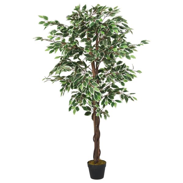 vidaXL Ficus artificial con 1008 hojas verde 180 cm
