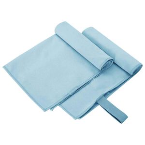 vidaXL Toallas Deportivas 2 uds. Azul 50 x 30 cm