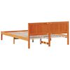 vidaXL Estructura de cama Marrón 160 x 200 cm Madera maciza de Pino