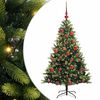 vidaXL &Aacute;rbol de Navidad Artificial Articulado 150 LEDs Verde 150 cm