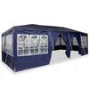 vidaXL Carpa de Fiesta Azul 800 x 400 x 266 cm Polietileno