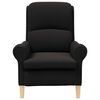 vidaXL sill&oacute;n Negro 76 x 94 x 102 cm Tela Sharpa