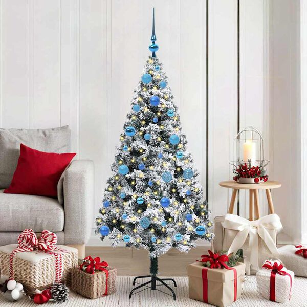 vidaXL Árbol de Navidad artificial 150 cm PVC y Acero y Plástico