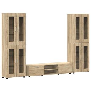 vidaXL Conjunto de mueble de TV con caj&oacute;n FLORIN Roble Sonoma