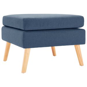 vidaXL Reposapi&eacute;s de tela azul