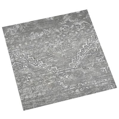 vidaXL Tarimas de suelo autoadhesiva 20 uds PVC 1,86 m² gris cemento