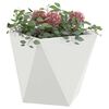 vidaXL Jardinera 2 pcs 50 x 50 x 50 cm Acero