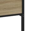 vidaXL Estructura de cama sin colch&oacute;n madera roble Sonoma 90x190 cm