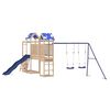 vidaXL Parque infantil de exterior de madera maciza de pino