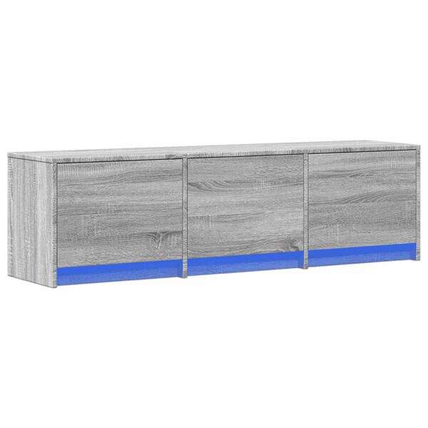 vidaXL Mueble de TV Gris Sonoma 140 x 34 x 40 cm Madera de ingenier&iacute;a