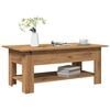 vidaXL Mesa de centro madera ingenier&iacute;a roble artesanal 102x55x42cm