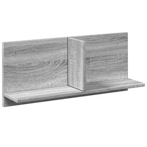 vidaXL Armario de pared madera de ingenier&iacute;a gris Sonoma 70x16,5x30 cm