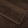 vidaXL Toallas premium SOLUND 10 uds marr&oacute;n 100x200 cm 600 gsm