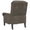 vidaXL sillón Gris oscuro 76 x 94 x 102 cm Cuero sintético