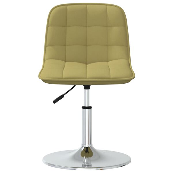 vidaXL Taburete de cocina tela verde