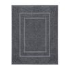 Kleine Wolke Alfombra de ba&ntilde;o Plaza gris oscuro 60x80 cm