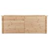 vidaXL Arriate de madera de pino 19 mm 200x50x80 cm