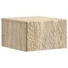 vidaXL Mesa Lateral Montada en la Pared Roble Sonoma 34,5 x 33 x 20 cm