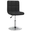 vidaXL Silla de comedor cuero sint&eacute;tico negra