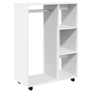 vidaXL Armario de madera de ingenier&iacute;a blanco 80x40x110 cm
