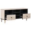 vidaXL Mueble de TV 100 x 33,5 x 46 cm Madera de mango maciza