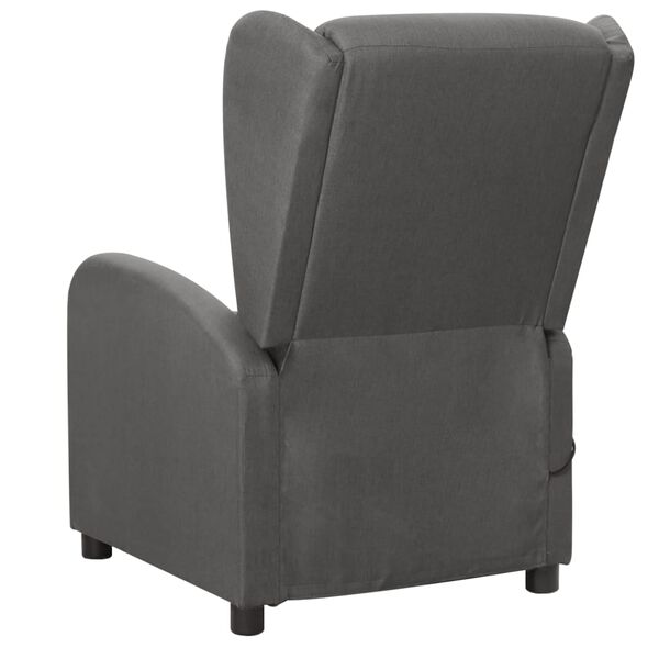 vidaXL Sillón de masaje tela gris claro